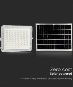 LED Ηλιακός Προβολέας 20W με Τηλεχειριστήριο V-TAC Λευκός IP65 1800lm Ψυχρό Λευκό 6400K – 7845
