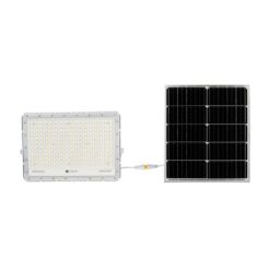 V‑TAC 7848 Ηλιακός Προβολέας LED 20W 4000K 2600lm 20000mAh 30W Panel Τηλεχειριστήριο Λευκό IP65