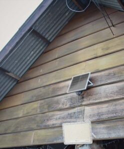 LED ηλιακός προβολέας 15W φυσικό λευκό 4000K με λευκό σώμα και χειριστήριο V-TAC – 7844