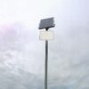 LED ηλιακός προβολέας 15W φυσικό λευκό 4000K με λευκό σώμα και χειριστήριο V-TAC – 7844