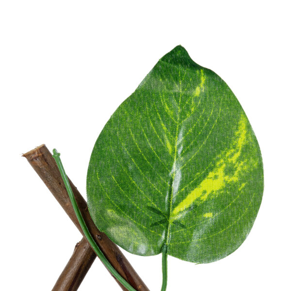 GloboStar® Artificial Garden GOLDEN POTHOS 78496 Πτυσσόμενη Πέργκολα Τεχνητής Φυλλωσιάς – Κάθετος Κήπος Σύνθεση Πόθος Μ110 x Π10 x Υ120cm (min) Μ310 x Π10 x Υ45cm (max)