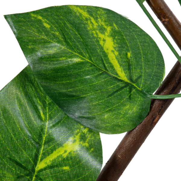 GloboStar® Artificial Garden GOLDEN POTHOS 78496 Πτυσσόμενη Πέργκολα Τεχνητής Φυλλωσιάς – Κάθετος Κήπος Σύνθεση Πόθος Μ110 x Π10 x Υ120cm (min) Μ310 x Π10 x Υ45cm (max)