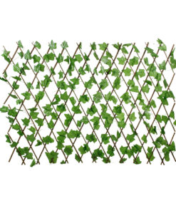 GloboStar® Artificial Garden IVY 78497 Πτυσσόμενη Πέργκολα Τεχνητής Φυλλωσιάς – Κάθετος Κήπος Σύνθεση Κισσός Μ110 x Π10 x Υ120cm (min) Μ310 x Π10 x Υ45cm (max)