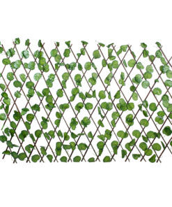 GloboStar® Artificial Garden NASTURTIUM 78498 Πτυσσόμενη Πέργκολα Τεχνητής Φυλλωσιάς – Κάθετος Κήπος Σύνθεση Ινδοκάρδαμο Μ110 x Π10 x Υ120cm (min) Μ310 x Π10 x Υ45cm (max)