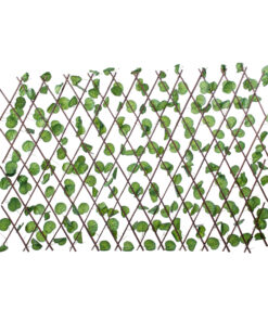 GloboStar® Artificial Garden NASTURTIUM 78498 Πτυσσόμενη Πέργκολα Τεχνητής Φυλλωσιάς – Κάθετος Κήπος Σύνθεση Ινδοκάρδαμο Μ110 x Π10 x Υ120cm (min) Μ310 x Π10 x Υ45cm (max)