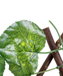 GloboStar® Artificial Garden NASTURTIUM 78498 Πτυσσόμενη Πέργκολα Τεχνητής Φυλλωσιάς – Κάθετος Κήπος Σύνθεση Ινδοκάρδαμο Μ110 x Π10 x Υ120cm (min) Μ310 x Π10 x Υ45cm (max)