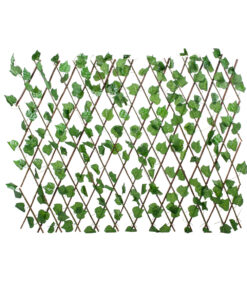GloboStar® Artificial Garden VINE LEAVES 78499 Πτυσσόμενη Πέργκολα Τεχνητής Φυλλωσιάς – Κάθετος Κήπος Σύνθεση Αμπελόφυλλο Μ110 x Π10 x Υ120cm (min) Μ310 x Π10 x Υ45cm (max)