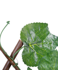 GloboStar® Artificial Garden VINE LEAVES 78499 Πτυσσόμενη Πέργκολα Τεχνητής Φυλλωσιάς – Κάθετος Κήπος Σύνθεση Αμπελόφυλλο Μ110 x Π10 x Υ120cm (min) Μ310 x Π10 x Υ45cm (max)