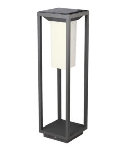 LED ηλιακό φωτιστικό επιδαπέδιο 2W Θερμό λευκό 3000K Μαύρο σώμα με ανιχνευτή V-TAC – 785