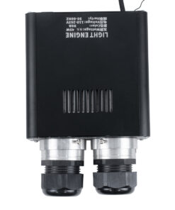 GloboStar® 78566 Μηχανή Οπτικής Ίνας Διπλής Κεφαλής – Fiber Optic Light Machine Double Head LED 45W AC 220-240V με Ασύρματο Χειριστήριο RF 2.4Ghz Μ16 x Π26 x Υ8.5cm RGB – 2 Years Warranty