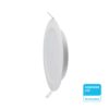 6W LED Panel V-TAC SAMSUNG Chip Χωνευτό Στρογγυλό Φ120 Λευκό 660lm 3000K V-TAC – 78581