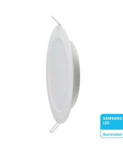 6W LED Panel V-TAC SAMSUNG Chip Χωνευτό Στρογγυλό Φ120 Λευκό 660lm 3000K V-TAC – 78581