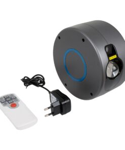 GloboStar® 78595 XL Διακοσμητικό Φωτιστικό Ειδικών Εφέ LASER NIGHT SKY AURORA GALAXY 3D LED 10W AC 230V – Πρίζα Schuko και Ασύρματο Χειριστήριο RF 2.4Ghz Πολύχρωμo RGB Dimmable