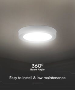 24W LED SAMSUNG Chip Panel Στρογγυλό Φ290 Επιφανειακό 2500lm 3000K VTAC – 78791