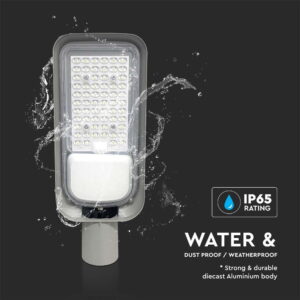 LED φωτιστικό δρόμου SMD 30W 4000Κ Μαύρου Χρώματος IP65 V-TAC – 7886