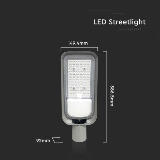 50W LED Street Light With Adapter Holder 4000K V-TAC – 7888