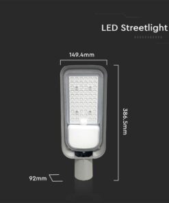 Φωτιστικό δρόμου LED SMD 50W 6500Κ IP65 Μαύρου Χρώματος V-TAC – 7889