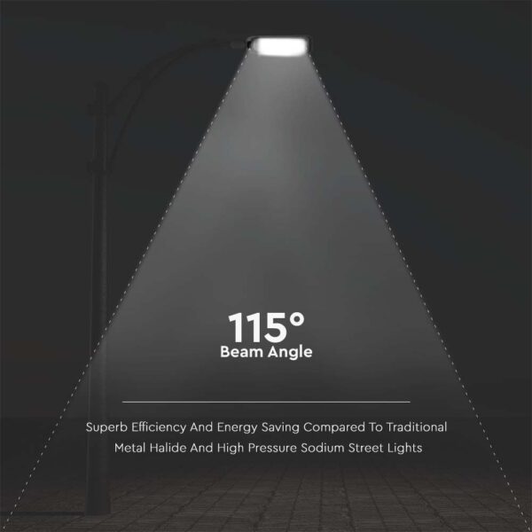 Φωτιστικό Δρόμου LED 100W 4000K IP65 Μαύρου Χρώματος V-TAC – 7890