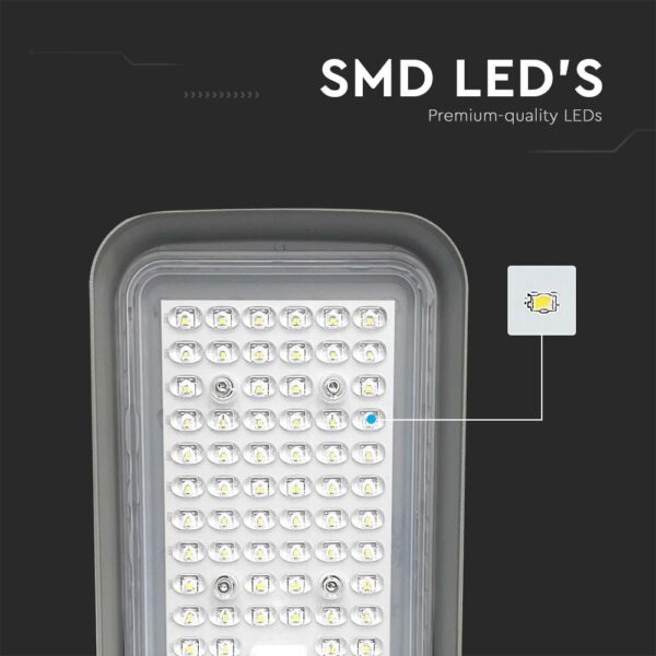 Φωτιστικό Δρόμου LED 100W 4000K IP65 Μαύρου Χρώματος V-TAC – 7890