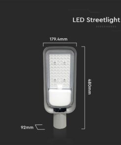 Φωτιστικό Δρόμου LED 100W 6500K IP65 Μαύρου Χρώματος V-TAC – 7891