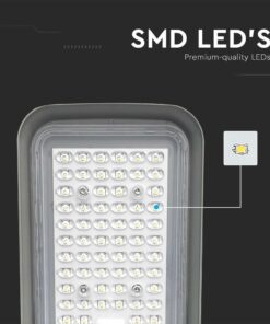 Φωτιστικό Δρόμου LED 100W 6500K IP65 Μαύρου Χρώματος V-TAC – 7891