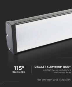 LED καμπάνα SMD γραμμική 100W 6500K Μαύρου Χρώματος V-TAC – 7893