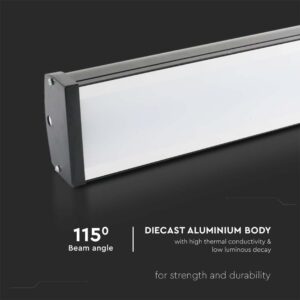 LED καμπάνα SMD γραμμική 100W 6500K Μαύρου Χρώματος V-TAC – 7893