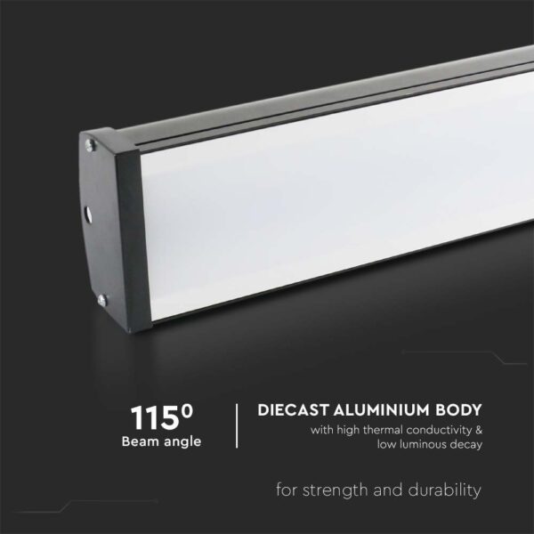 LED καμπάνα SMD γραμμική 100W 6500K Μαύρου Χρώματος V-TAC – 7893
