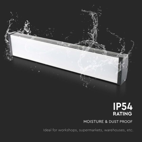 LED καμπάνα SMD γραμμική 100W 6500K Μαύρου Χρώματος V-TAC – 7893