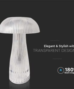 LED Επαναφορτιζόμενο Πορτατίφ V-TAC Dimmable με Διάφανο Σώμα IP54 3000K-6000Κ – 7894