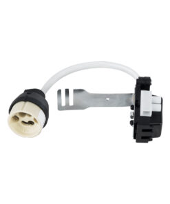 GloboStar® LAMPHOLDER 78950 Ντουί GU10 Πορσελάνης με 15cm VDE Καλώδιο – Anti-Fire Protection High Resistance Tube & Κυτίο Συνδεσμολογίας – ᐊVDEᐅ Certified – IP20 – Φ3.5 x Μ15cm – 5 Χρόνια Εγγύηση