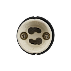 GloboStar® LAMPHOLDER 78950 Ντουί GU10 Πορσελάνης με 15cm VDE Καλώδιο – Anti-Fire Protection High Resistance Tube & Κυτίο Συνδεσμολογίας – ᐊVDEᐅ Certified – IP20 – Φ3.5 x Μ15cm – 5 Χρόνια Εγγύηση