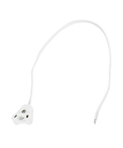 GloboStar® 78953 Καλώδιο – Ντουί Τροφοδοσίας για Λάμπες Τύπου Φθορίου T8 LED 30cm