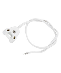 GloboStar® 78953 Καλώδιο – Ντουί Τροφοδοσίας για Λάμπες Τύπου Φθορίου T8 LED 30cm