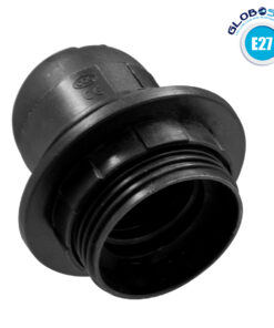 GloboStar® 78959 ΣΕΤ Ντουί E27 με Ροδέλα Πλαστικό Μαύρο DIY