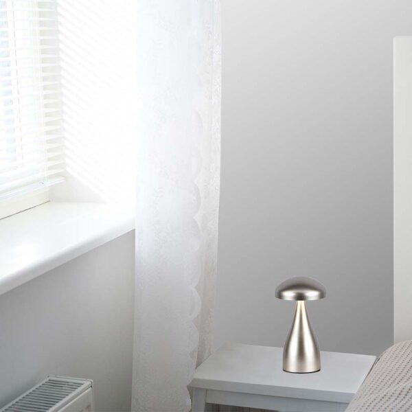 LED Επαναφορτιζόμενο Πορτατίφ V-TAC Champagne Gold Σώμα Dimmable CCT – 7897