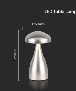 LED Επαναφορτιζόμενο Πορτατίφ V-TAC Champagne Gold Σώμα Dimmable CCT – 7897