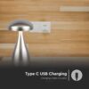 LED Επαναφορτιζόμενο Πορτατίφ V-TAC Champagne Gold Σώμα Dimmable CCT – 7897