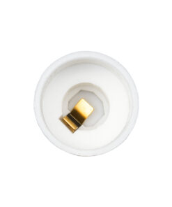 GloboStar® 78972 Πλαστικός Αντάπτορας Μετατροπέας από 1xE27 Ντουί σε 1xE14 Ντουί Λευκό Φ2.8 x Υ4.2cm