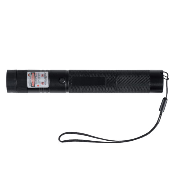 GloboStar® 78996 Φορητό Επαναφορτιζόμενο Laser Pointer 5Mw Class 3 DOT Zoom με Extra Κεφαλή για Dot Effects με Μπαταρία 18650 Li-ion 4800mAh & Φορτιστή – Κόκκινο 650nm Φ2.2 x Υ15cm