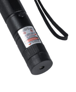 GloboStar® 78996 Φορητό Επαναφορτιζόμενο Laser Pointer 5Mw Class 3 DOT Zoom με Extra Κεφαλή για Dot Effects με Μπαταρία 18650 Li-ion 4800mAh & Φορτιστή – Κόκκινο 650nm Φ2.2 x Υ15cm
