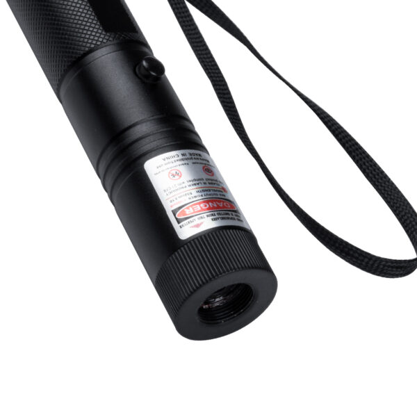 GloboStar® 78996 Φορητό Επαναφορτιζόμενο Laser Pointer 5Mw Class 3 DOT Zoom με Extra Κεφαλή για Dot Effects με Μπαταρία 18650 Li-ion 4800mAh & Φορτιστή – Κόκκινο 650nm Φ2.2 x Υ15cm