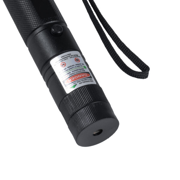 GloboStar® 78997 Φορητό Επαναφορτιζόμενο Laser Pointer 5Mw Class 3 DOT Zoom με Extra Κεφαλή για Dot Effects με Μπαταρία 18650 Li-ion 4800mAh & Φορτιστή – Πράσινο 532nm Φ2.2 x Υ15cm