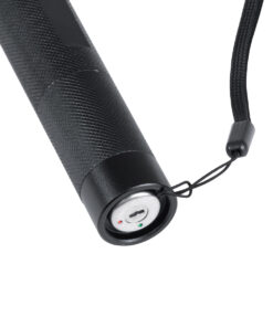 GloboStar® 78997 Φορητό Επαναφορτιζόμενο Laser Pointer 5Mw Class 3 DOT Zoom με Extra Κεφαλή για Dot Effects με Μπαταρία 18650 Li-ion 4800mAh & Φορτιστή – Πράσινο 532nm Φ2.2 x Υ15cm