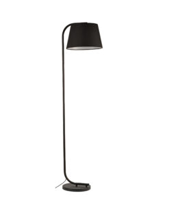 InLight Επιδαπέδιο φωτιστικό από μαύρο μέταλλο 1XE27 (45027-Black)