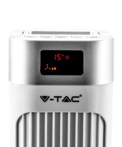 Επιδαπέδιος ανεμιστήρας στήλη 36” με οθόνη και χειριστήριο λευκός V-TAC – 7900