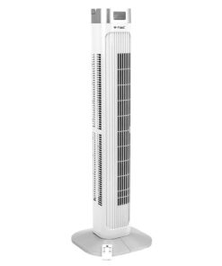Επιδαπέδιος ανεμιστήρας στήλη 36” με οθόνη και χειριστήριο λευκός V-TAC – 7900