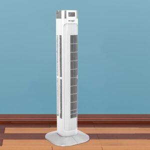 Επιδαπέδιος ανεμιστήρας στήλη 36” με οθόνη και χειριστήριο λευκός V-TAC – 7900