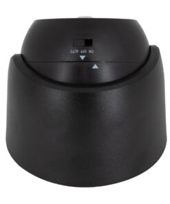 GloboStar® 79001 Μαύρο Φωτιστικό Μπαταρίας σε Σχήμα Κάμερας LED SMD 3W 300lm με Αισθητήρα Ημέρας-Νύχτας και PIR Αισθητήρα Κίνησης Ψυχρό Λευκό 6000K