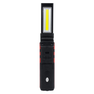 GloboStar® 79010 Φορητός Επαναφορτιζόμενος Φακός LED COB 11W 1320lm με Μαγνήτη & 1 Μπαταρία 18650 2000 mAh Li-ion Ψυχρό Λευκό 6000K L15 x W4.8 x H3.9cm